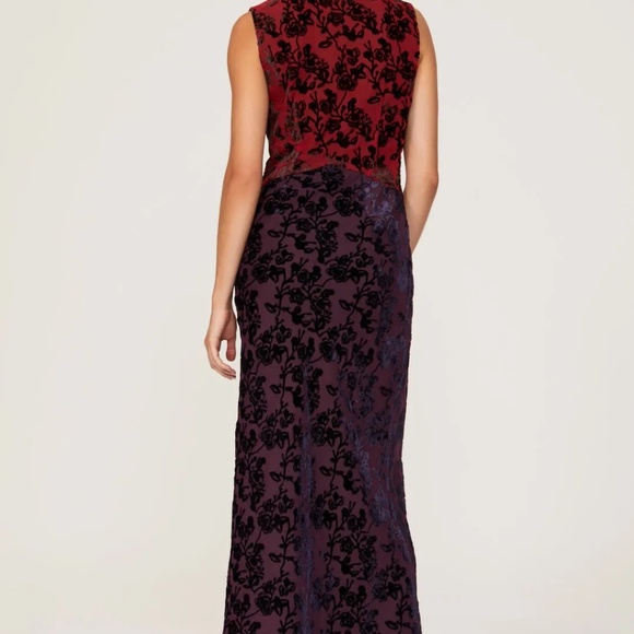 Marian Moscone - Velvet Slip Dress - Size 10 - Picture 2 of 9